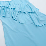 Women Dresses Summer Elegance Dress Sexy V-neck Suspender Skirt