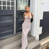 Women Dresses Spring Long Dress Suspenders Dress (Csm202403)