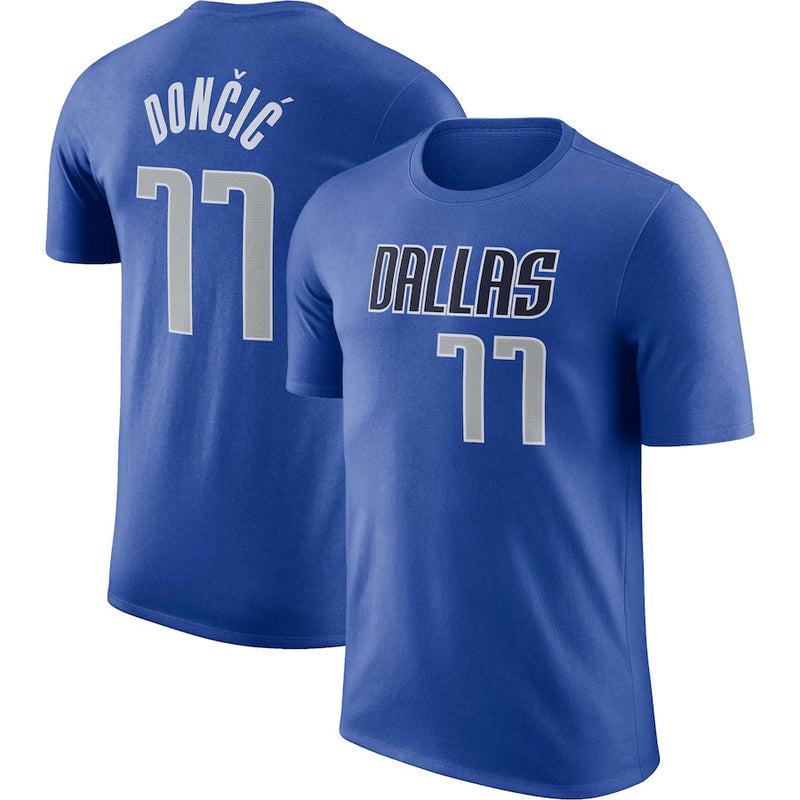 NBA T-Shirts NBA Jersey T-Shirt Mavericks Doncic Irving Basketball Shirt Short Sleeve