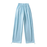 Women Sweatpants Spring Casual Wide Leg Straight Harem Pants