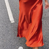 Corset Dress Autumn Satin Strap Dress Sexy Backless Dress