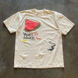 Summer New Fashion Retro T Shirt Fun Fruit Print T-Shirt