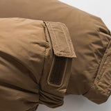 Unisex Winter Cotton Coat Hooded down Jacket Vintage down Jacket