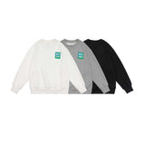 Unisex Hoodie Autumn Color Rubber Label Sweater