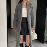 Women Cardigan Sweater Autumn Sweater Jacket Long-Sleeved Loose W2371