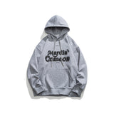 Unisex Jacket Retro Hooded Sweater Loose Spring and Autumn Coat