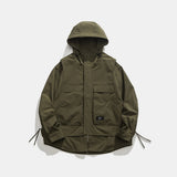 Unisex Jacket Autumn Windproof Hood Coat