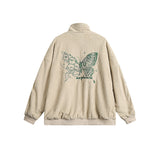 Unisex Jacket Fall Waffle Baseball Shirt