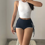 Women Yoga Sports Shorts Sexy Hot Pants Sports Shorts Slim Fit Women's Skinny Hip Raise Fitness Pants