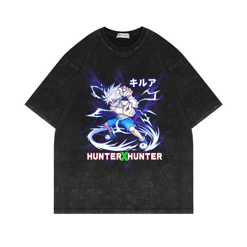 Washed Old Short Sleeve T-Shirt Vintage High Street