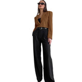 Women Trench Coat Short Autumn and Winter Blazer