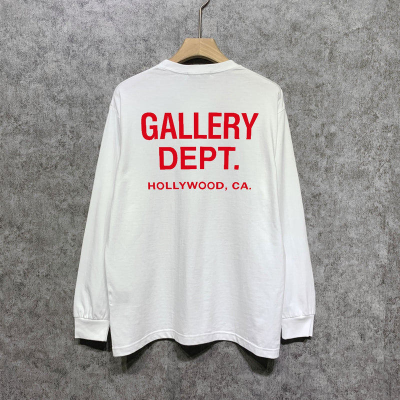Gallery Dept Long Sleeved Shirt Fashion Brand Long Sleeve Long-Sleeved T-shirt Blouse