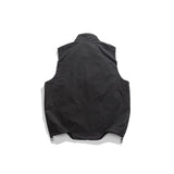 Unisex Jacket Stand Collar Vest Man Loose Mechanical Style Coat