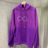 Vetements Hoodie Autumn and Winter VTM Wash Shabby Gradient Purple Loose Hooded Sweater