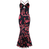 Women Date Dress Summer Sexy Slim Strap Fishtail Skirt