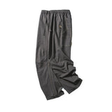 Men Pants Multi-Pocket Straight-Leg Trousers Retro Loose Casual Pants