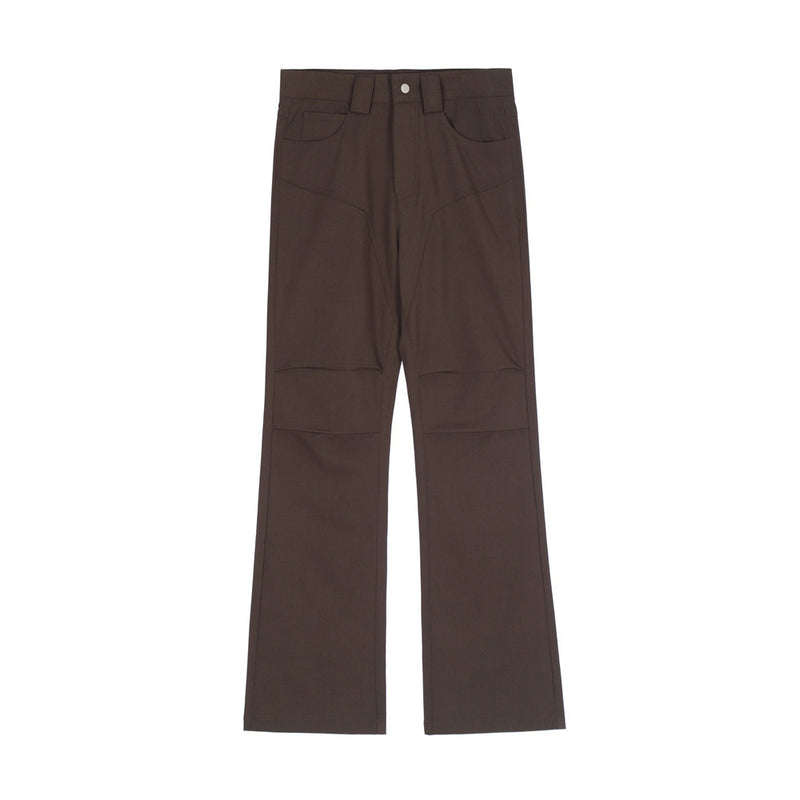 Men Sweatpants Multi-Pocket Cargo Pants Men's Loose Straight Casual Wide-Leg Pants