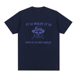 It Is What It Is and It Is Not Great T Shirts Funny Meme