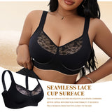 Full figure bra seamless push-up to prevent sagging