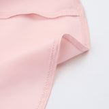 Women Dress Fall/Winter Pink V-neck Dress
