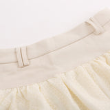 Women Skirt Ballet Style Lace Stitching Pettiskirt