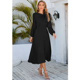 Women Date Dress Fall/Winter Dress Leisure Long Sleeve Dress