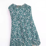Women Dresses Summer Retro Long Sling Dress (Xds0414)