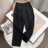 Women Sweatpants Summer Black Suit Pants Straight Harem Pants Pants