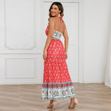 Women Date Dress Sexy Retro Floral Dress
