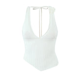 Women Tops Summer Knitted Vest