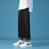 Men Jeans Paisley Jeans Men's Summer Loose Casual Pants