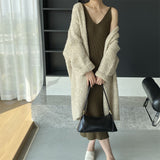 Women Cardigan Sweater Autumn and Winter Loose Sweater 3tk976