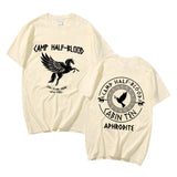 Camp Half Blood Graphic Print T-shirt Summer Men Women Fashion
