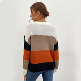Women Knitted Sweater Autumn Winter Assorted Colors Crew Neck Women's Sweater
