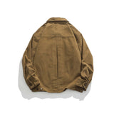 Unisex Shirts Fall Vintage Overalls Jacket