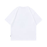 Men T Shirt Vintage Rock Style Graffiti Printing Couple Short Sleeve T-shirt