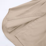 Women Dress Shirt Dress Autumn and Winter Long Sleeve A- line Dress