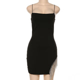Women Dresses Summer Sexy Suspenders Backless Dress (Bla0420)