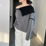 Women Winter Knitted Sweater Autumn Sweater Long Sleeve Zipper Sweater R8922