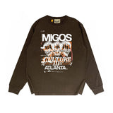 Gallery Dept Long Sleeved Shirt Fashion Brand Long Sleeve Long-Sleeved T-shirt Blouse