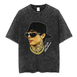 Natanael Cano Nata Montana Vintage Washed T Shirts Amor