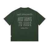 Men T Shirt Summer Casual Letter Print Short-Sleeve T-shirt