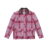 Women Jacket Loose PU Leather Collar Autumn and Winter Long Sleeve Coat