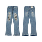 Gallery Dept Jeans Washed Ripped Rough Jeans Flared Trousers