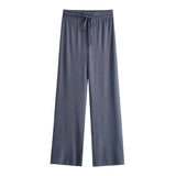 Women Sweatpants Straight-Leg Pants Spring/Summer Loose Wide-Leg Pants Casual Pants