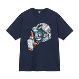 UNDEFEATED T Shirts Crew Neck Men's and Women's Loose