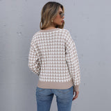 Women Knitted Sweater Autumn and Winter Loose Long Sleeve Love Women's Valentine's Day Sweater