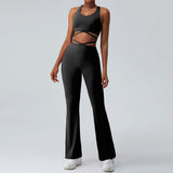Women Yoga Set Horn Yoga Pants Sports Workout Clothes