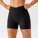 Women Yoga Sports Shorts Fitness Threaded Tight Shorts