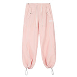 Women Pants Casual Sports Pants Loose Straight-Leg Wide-Leg Pants